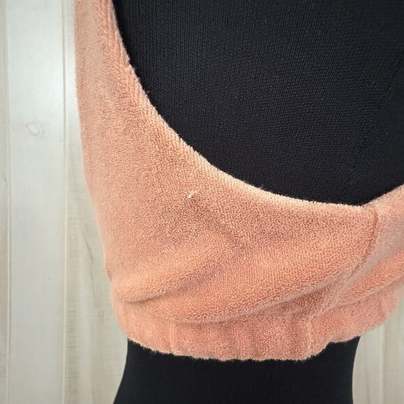 Calvin Klein Jeans Women's Sz M Terry Cloth V-Neck Bralette, Green Or Coral NWT - Picture 12 of 16